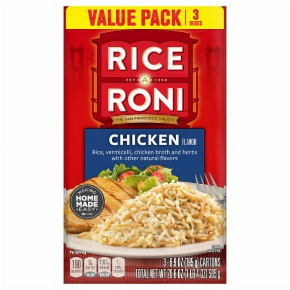2X-Rice-A-Roni Chicken Rice Mix - 6.9 oz - 3 ct