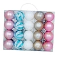 thumbnail image 2 of 40 adornos navideños colgantes de bolas con orificio para colgar, reutilizables, para el árbol de Navidad. Estilo B, 2 of 9