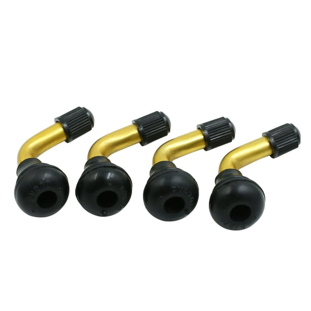 4pcs 90 Degree Tubeless Tire Tyre Valve Stems for Car Motocycle