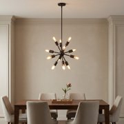 Elk Home Delphine 12-Light Oil Rubbed Bronze Modern Chandelier