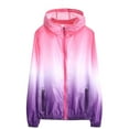 thumbnail image 1 of MIASHUI Garçon Chandail à Capuchon Léger à Fermeture Éclair contre le Soleil UPF50+ Veste de Protection pour Enfants Actifs Hauts Polyvalents pour l'Extérieur Rose, 8-9 Ans, 1 of 3