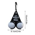 thumbnail image 3 of Hovilon Personalized 3D Printed Funny Golf Ball Holder,Custom Name Multicolor Golf Ball and Tees Holder,Golf Accessory,Sports Gift for Golf Lover/Man/Him, 3 of 5