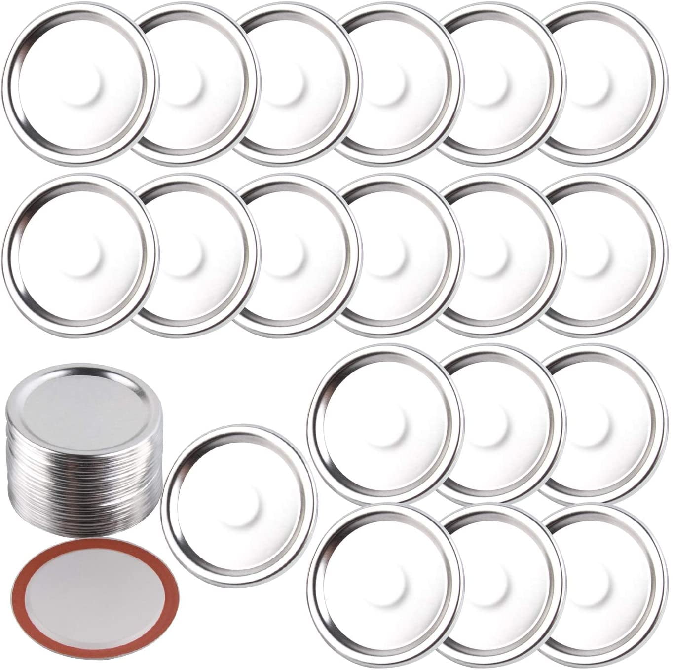 40 Pack Canning Lids Regular Mouth Mason Jar Llids Regular Mouth Lids