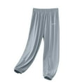 thumbnail image 1 of Odeerbi 3-14 Años Niños Niñas Hielo Seda Pantalones de Ejercicio de Secado Rápido Deportes Jogger Pantalones Verano Sunscreen Casual Joggers, 1 of 4