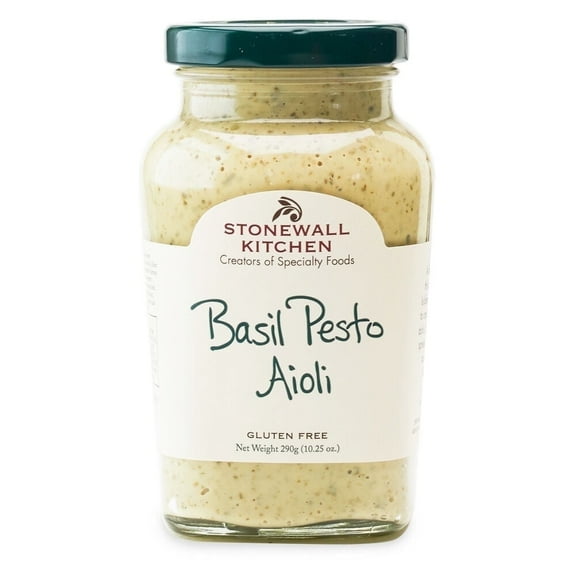 Stonewall Kitchen All Natural Aioli Basil Pesto -- 10.25 oz Pack of 3
