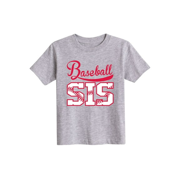 Instant Message - Baseball Sis - Toddler Short Sleeve Tee