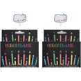 thumbnail image 1 of Birthday Cake Candles Happy Birthday Candles Colorful Candles Holders Included (Colorful, 24), 1 of 4