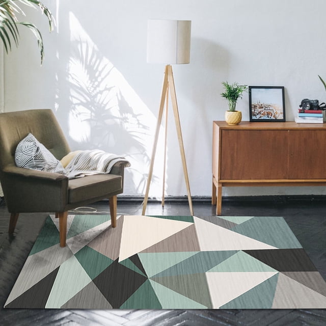 Alfombras de baño, alfombras para sala de estar, alfombra de área, alfombra de baño. La alfombra de la sala de estar es geométricamente buena para uso doméstico, el dormitorio está cubierto con tapete