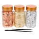 thumbnail image 1 of GOOHOCHY 1 juego de láminas doradas para decoración de uñas con pinzas y pegatinas de lentejuelas brillantes para decoración de pintura, 1 of 8