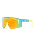 thumbnail image 1 of Big Frame Riding Sunglasses Colorful Full-faced True Film Polarized Su, 1 of 4