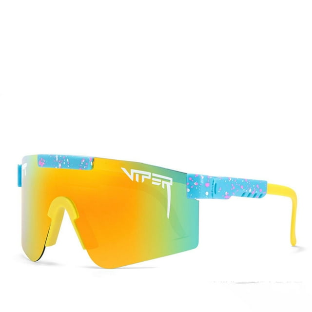 Big Frame Riding Sunglasses Colorful Full-faced True Film Polarized Su