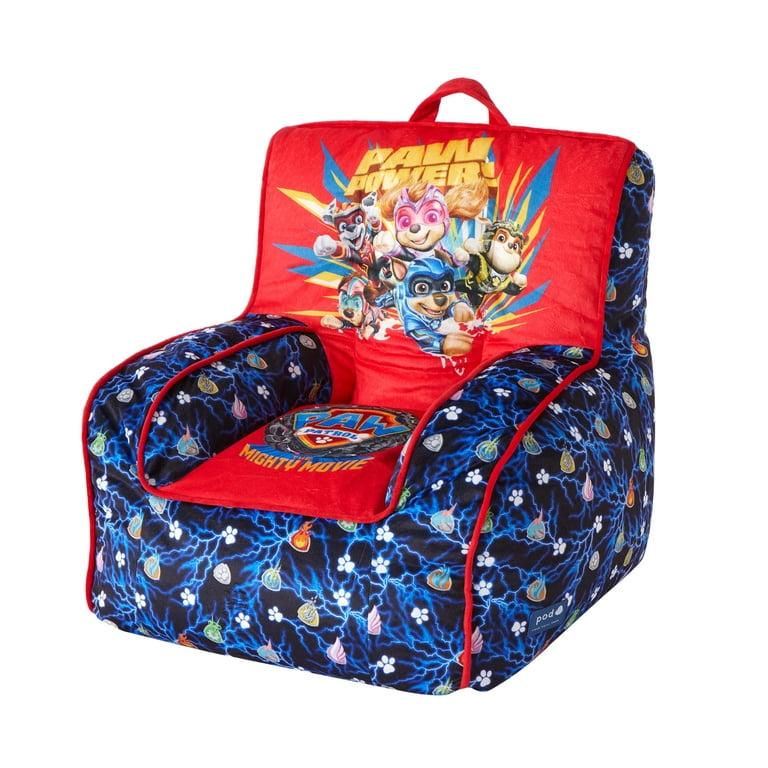 Nickelodeon Red Blue Paw Patrol Square Beanbag for Kids