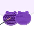 thumbnail image 5 of Unique Bargains 1pc Makeup Brush Storage Cleaner for Effective Brush Organization Purple, 5 of 6