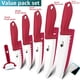thumbnail image 4 of Myvit Juego de Cuchillos de Cerámica, Cuchillos de Cocina de Cerámica de 6 Piezas con Tapas, Cuchillo de chef de 6", Cuchillo de Pan Dentado de 6", Cuchillo de Pelar de Frutas de 5", 4", y Pelador, 4 of 7