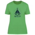 thumbnail image 1 of Teepee Away From City Tee Women's -Image by Shutterstock, 1 of 1
