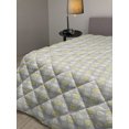 thumbnail image 2 of Grey and Yellow Down Alternative Comforter, 3D Print Inspired Modern Geometrical Boxes Cubes Image, Microfiber Quilt for All Season, 5 Sizes, Mustard Yellow, by Ambesonne, 2 of 3