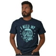thumbnail image 4 of I Need My Space Star Astronaut Plus Size Crewneck Graphic Tee Shirt Brisco Brands 2X, 4 of 5