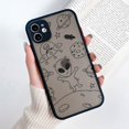 thumbnail image 1 of Funda para iPhone 12 Pro Max, carcasa rígida para PC, cubierta de astronauta, 11, 13, 7, 8 Plus, XR, Se 2020, 6, 6s, X, Xs, Mini cámara de protección Fivean unisex, 1 of 2
