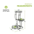 thumbnail image 2 of Cocoyard 3-Tier Collapsible Black Metal Plant Stand. No Assembly Tools Required, Large, 2 of 8
