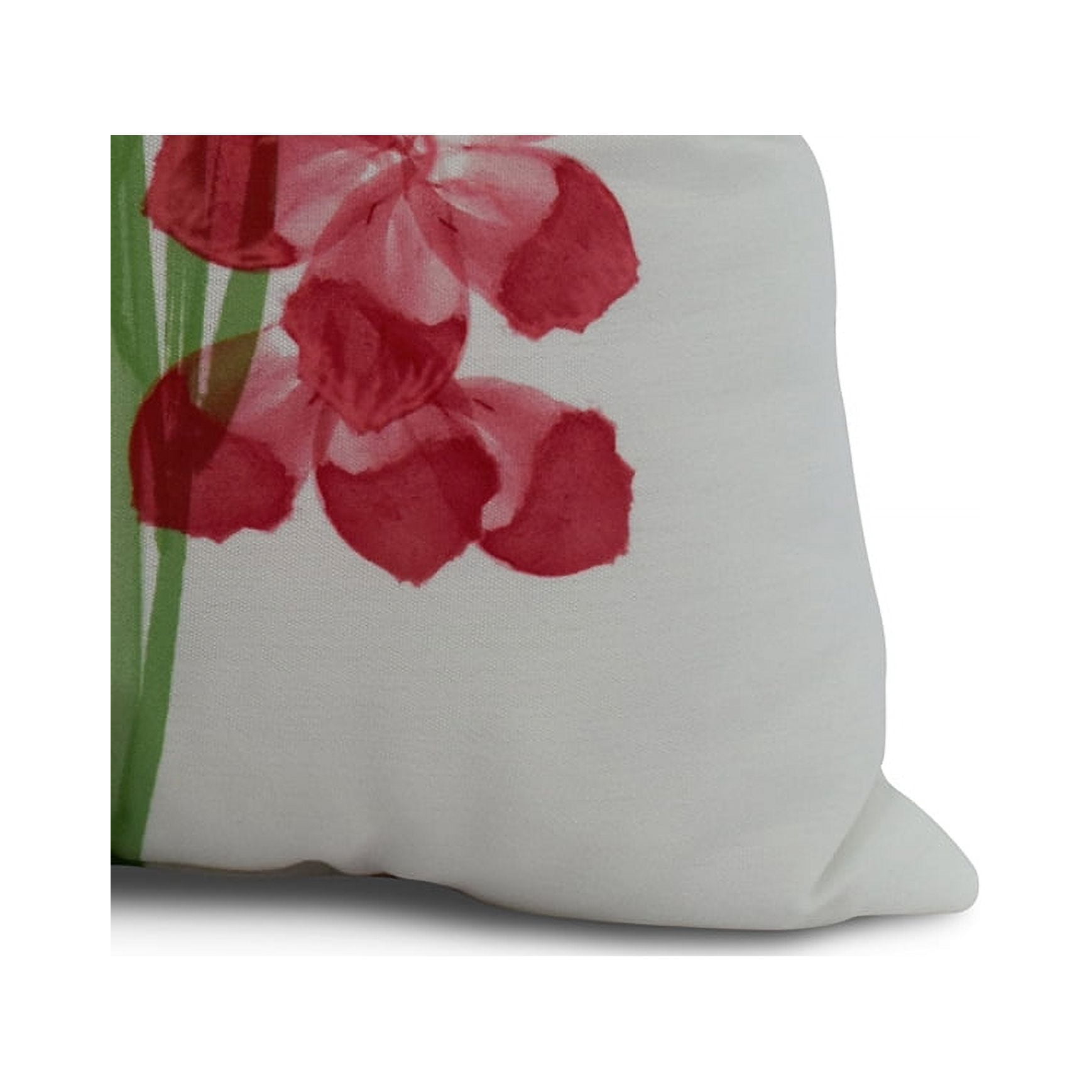 Simply Daisy, 20 x 20 inch, Florpalida, Floral Print Pillow, Red