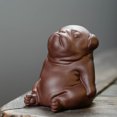 thumbnail image 5 of 1 pieza estatuas de perros arena púrpura té mascota lindas figuritas de animales té mascota oficina decoración del hogar Accesorios adornos de cerámica para el hogar, 5 of 5