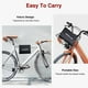 thumbnail image 5 of Puroma Funda para bicicleta impermeable al aire libre, cubierta para bicicleta, lluvia, sol, rayos UV, polvo, viento, con orificio de bloqueo para bicicleta eléctrica de carretera de montaña XL (negro, 5 of 7
