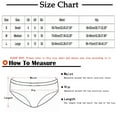 thumbnail image 2 of Bigersell Breathable Underwear for Women Clearance Lace Underwear Boy Shorts Panty Style P-1772 Cotton Plus Size Panties Plus Size Thongs Briefs Mid Waist Women's Bikini Panties Gray M, 2 of 3
