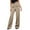 Brown, variant on TrendOFT Womens Wide Leg Dress Pants High Waisted Formal Pants Elasticized Waist Back Casual Pants Business Work Suit Pants Black L