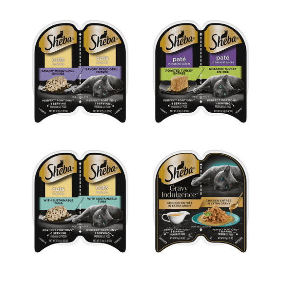 Sheba Culinary Cravings: Gourmet Cat Creations – 12 Variety Pack