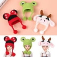 thumbnail image 6 of For 1/12 Bjd Fashion Cloth Doll Clothes Accessories 1/12bjd Hat Doll Knitted Hat Cartoon Knitted Hats Animal Ear Caps 7, 6 of 8