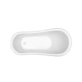 thumbnail image 3 of 61" Streamline N480WH Soaking Clawfoot Tub and Tray With Internal Drain, 3 of 4