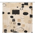 thumbnail image 1 of TIELUTT Shower Curtain for Bathroom Shower Curtain Pattern Linen Shower Curtain Neutral Shower Curtains for Bathroom Shower Curtains and Liners Light Shower Curtain with Liner Shower Curtain Weights, 1 of 8