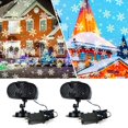 thumbnail image 3 of WAITLOVER 2024 Luz de paisaje de nieve con proyector láser de Navidad de copo de nieve de doble cabezal para exteriores, 3 of 6
