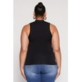 thumbnail image 4 of Womens Plus Size Sleeveless Mock Neck Top, 4 of 4