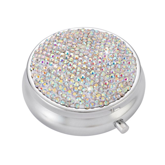 CSChome Rhinestone Box Waterproof Portable Sparkling Case Organizer Outdoor Travel Sturdy Long Lifespan Box