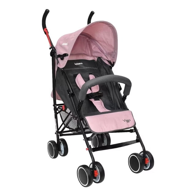 Carriola de Bastón Infanti Viggo Plegable Rosa
