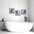 thumbnail image 4 of Butterfly Wall Art Purple Butterfly with Daisy Inspirational Quotes Love Hope Faith Pictures Framed Modern Butterfly Canvas Art Decor Hanging for Girls Living Room Bedroom Office Home, 4 of 6