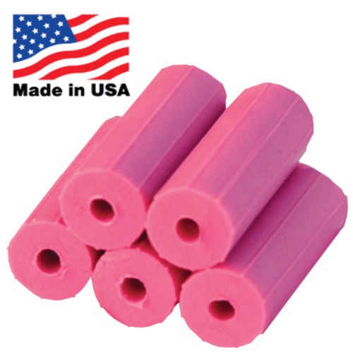 5 ALIGNER CHOMPERS UNSCENTED ROUND Dental Orthodontic Aligners Chewies Color Pink