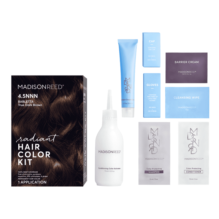 Madison Reed Radiant Permanent Hair Color Kit, Barletta (4.5NNN