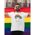 thumbnail image 2 of Live With Pride Polar Bear T-Shirt Men -Smartprints Designs, Male Medium, 2 of 4