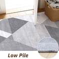 thumbnail image 3 of Cozylore 8'x10' Area Rugs for Living Room Geometric Style Modern Rug Soft Low Pile Non Slip Carpet Machine Washable Indoor Rug for Bedroom Dining Room Office, Gray, 3 of 8