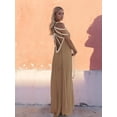 thumbnail image 2 of EDOLYNSA Halter Maxi Dresses for Women Summer Boho Sleeveless Beach Sum Dress A Line Flowy Vacation Outfits, 2 of 9