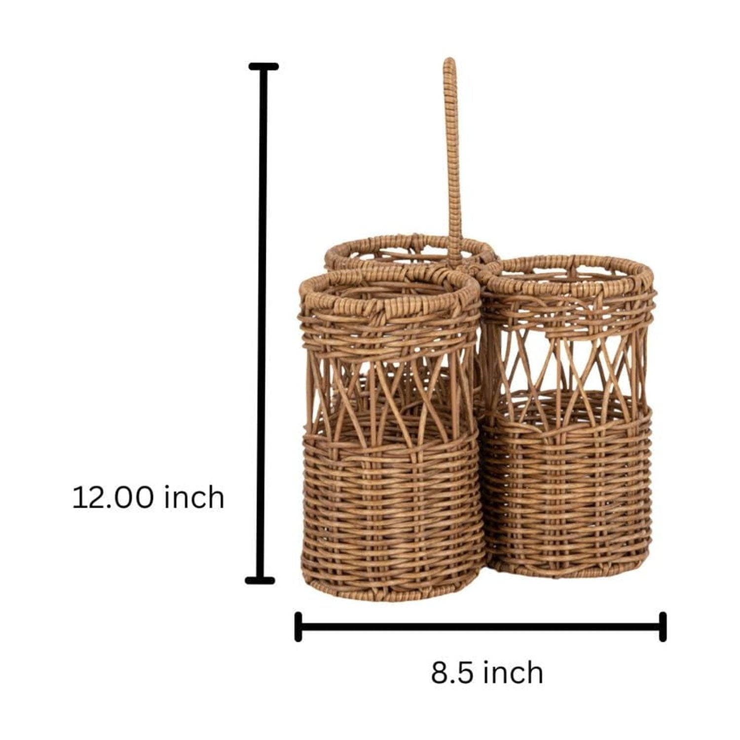 Better Homes & Gardens Rattan Wine Caddy