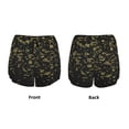 thumbnail image 3 of Lsque Glittering stars Printed Women's Running Shorts with Liner Pockets,Elastic Quick Dry Workout Athletic Gym Yoga Shorts,Womens High Waist Shorts-XX-Large, 3 of 7