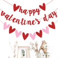 thumbnail image 2 of Happy Valentines Day Decoration Banner Valentine's Day Pull Flag Hanging Banners Love Heart Hanging Garland for Valentines Day Wedding Engagement Anniversary Party Decor, 2 of 6