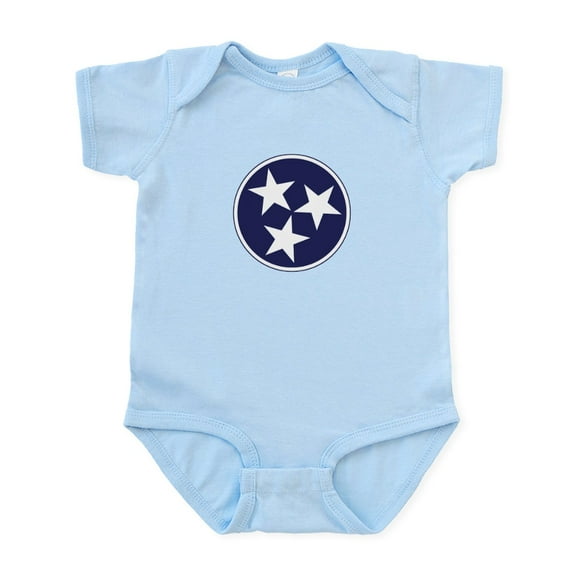 CafePress - Tennessee Stars Body Suit - Baby Light Bodysuit, Size Newborn - 24 Months