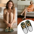 thumbnail image 5 of Chaqlin Sunflowers Moon Women Slippers Soft Plush Fuzzy Comfy Non Slip Indoor Outdoor House Shoes Warm Cozy Memory Foam Sole Lightweight Anti Skid, 5 of 7