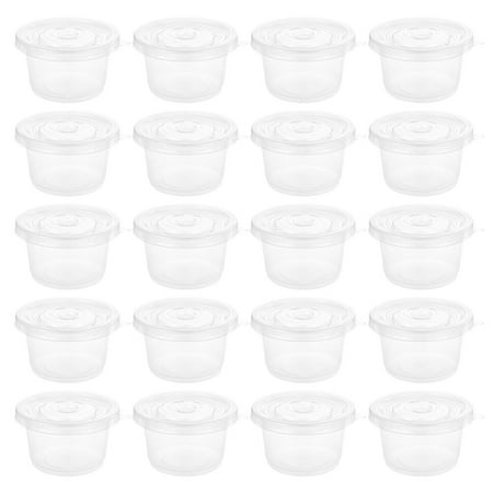 

Frcolor Cups Cup Soup Bowldisposable Bowls Salad Dessert Dish Cream Dipping Sauce Icepudding Containerslids Clear Dip Hot Pasta
