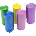 thumbnail image 2 of PLUHKN-8 Gallon Trash Bags Colored - Extra Thick Medium Garbage Bags 1.1 mil Strong, Leakage-Free,Unscented 30 Liter Thick for Bathroom, Office, Kitchen Waste Basket Trash Can (Multicolor, 100 Count), 2 of 4