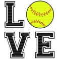 thumbnail image 3 of CafePress - Love Softball - Women's Dark Pajamas, 3 of 4